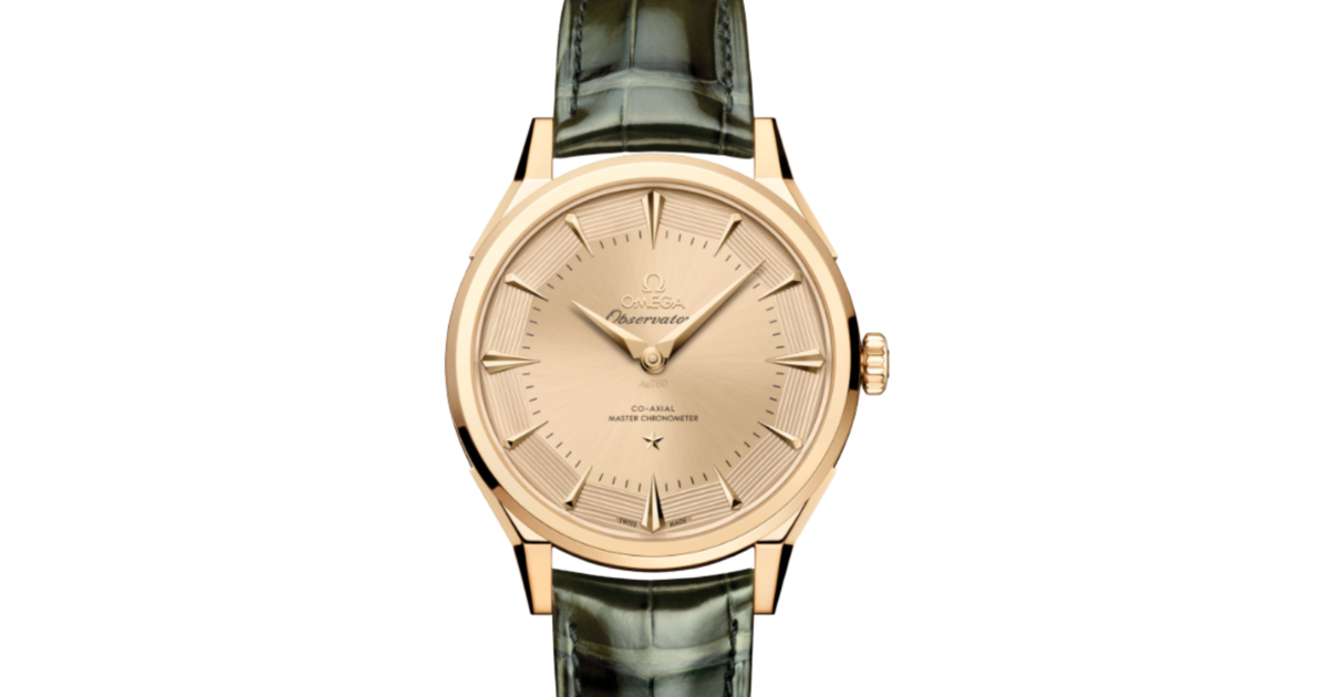 Omega Constellation Observatory Co-Axial Master Chronometer 39.4mm Moonshine Gold Pie-Pan Yellow Dial 140.53.39.21.99.001