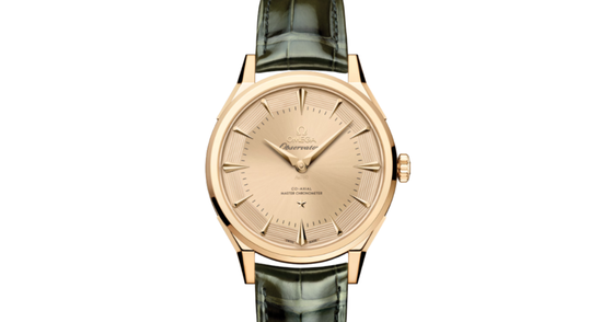 Omega Constellation Observatory Co-Axial Master Chronometer 39.4mm Moonshine Gold Pie-Pan Yellow Dial 140.53.39.21.99.001
