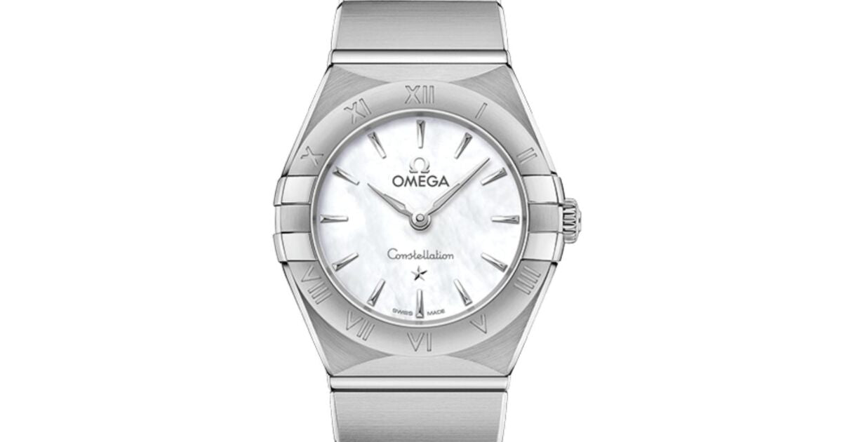 Omega Constellation Quartz 25mm Stainless Steel White Mother Of Pearl Dial 131.10.25.60.05.001 - BRAND NEW