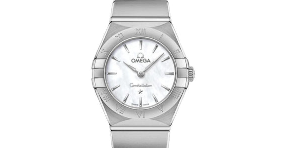 Omega Constellation Quartz 25mm Stainless Steel White Mother Of Pearl Dial 131.10.25.60.05.001 - BRAND NEW
