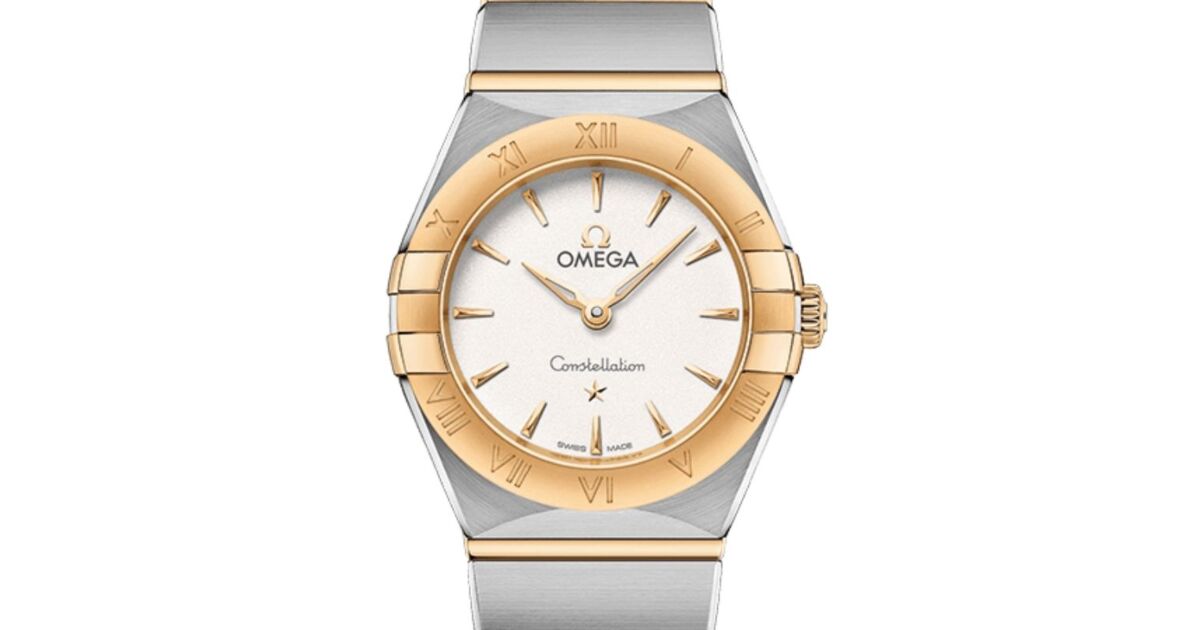 Omega Constellation Quartz 25mm Stainless Steel/Yellow Gold White Dial 131.20.25.60.02.002 - BRAND NEW