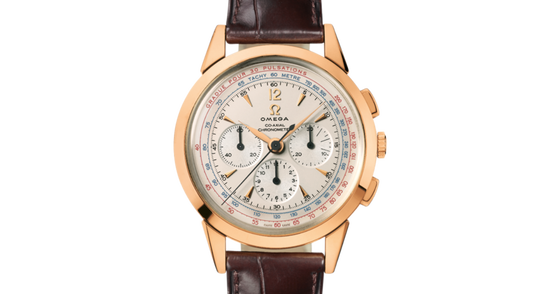 Omega Museum Red Gold White 39mm Index Leather Bracelet 516.53.39.50.02.001 - BRAND NEW