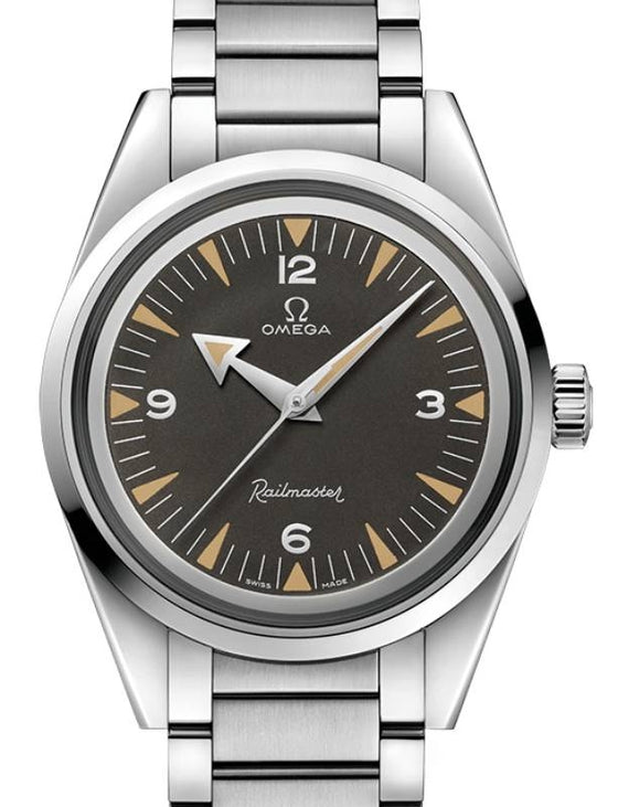 Omega Seamaster Railmaster 38mm "The 1957 Trilogy" Steel Black Dial 220.10.38.20.01.002