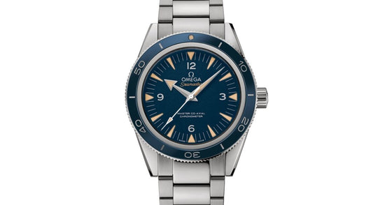 Omega Seamaster 300 Master Co-Axial Chronometer 41mm Titanium Blue Dial Bracelet 233.90.41.21.03.001 - BRAND NEW