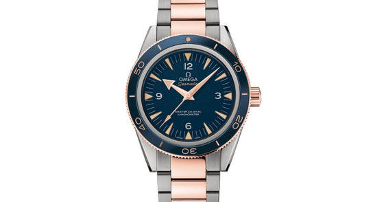 Omega Seamaster 300 41mm Titanium/Sedna Gold Blue Dial 233.60.41.21.03.001