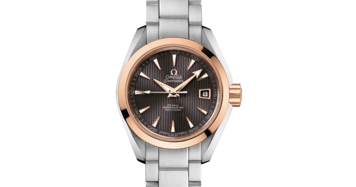 Omega Seamaster Aqua Terra 150M Co-Axial Chronometer 30mm Stainless Steel Red Gold Grey Dial Steel Bracelet 231.20.30.20.06.003 - BRAND NEW