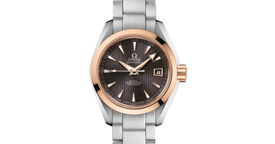 Omega Seamaster Aqua Terra 150M Co-Axial Chronometer 30mm Stainless Steel Red Gold Grey Dial Steel Bracelet 231.20.30.20.06.003 - BRAND NEW