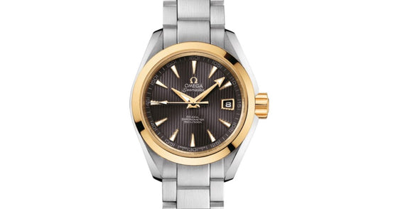 Omega Seamaster Aqua Terra 150M Co-Axial Chronometer 30mm Stainless Steel Yellow Gold Grey Dial Steel Bracelet 231.20.30.20.06.004 - BRAND NEW