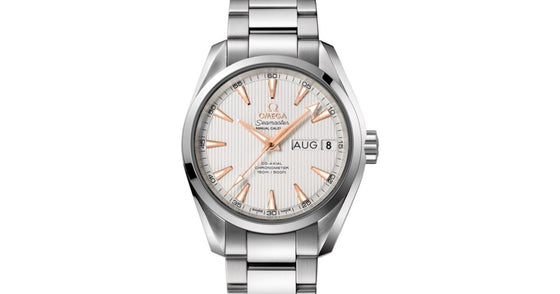 Omega Seamaster Aqua Terra 150M Co-Axial Chronometer Annual Calendar 38.5mm Stainless Steel Silver Dial Steel Bracelet 231.10.39.22.02.001 - BRAND NEW