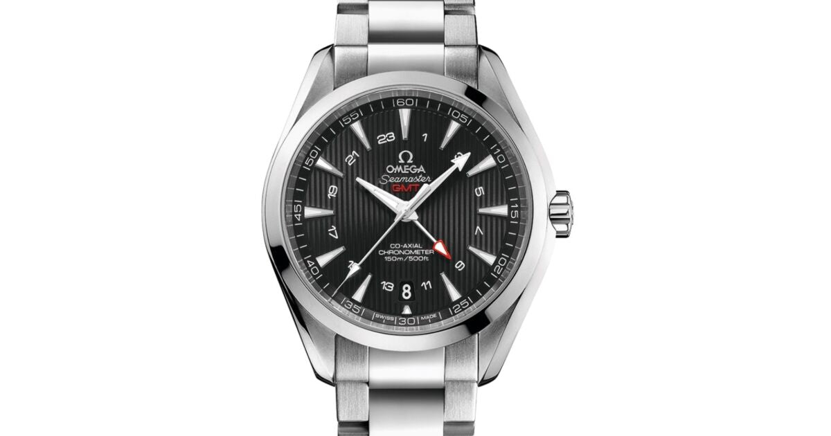 Omega Seamaster Aqua Terra 150M Co-Axial Chronometer GMT 43mm Stainless Steel Black Dial Steel Bracelet 231.10.43.22.01.001 - BRAND NEW