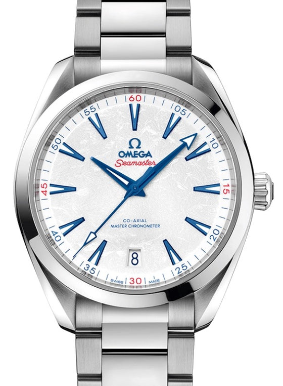 Omega Seamaster Aqua Terra 150M Co-Axial Master Chronometer "Beijing 2022" Stainless Steel 41mm Silver Dial Steel Bracelet 522.10.41.21.04.001 - BRAND NEW