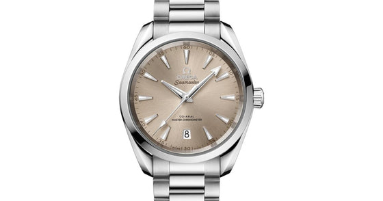 Omega Seamaster Aqua Terra 150M Co-Axial Master Chronometer 38mm Stainless Steel White Index Dial Steel Bracelet 220.10.38.20.09.001 - BRAND NEW