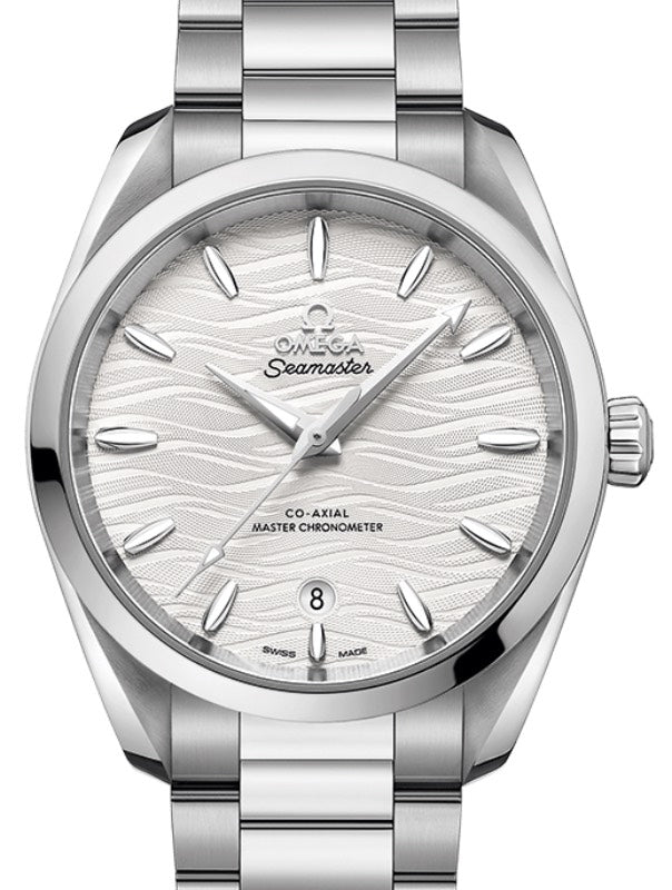 Omega Seamaster Aqua Terra 150M Co-Axial Master Chronometer Ladies 38mm Stainless Steel Silver Dial Steel Bracelet 220.10.38.20.02.003 - BRAND NEW