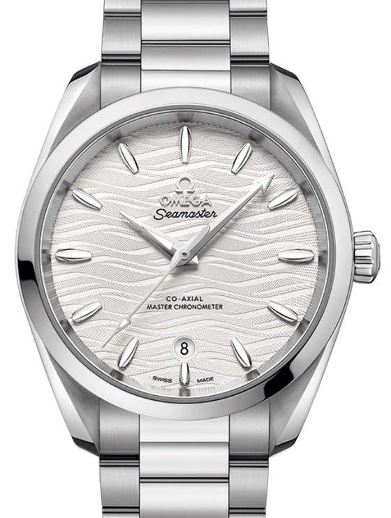 Omega Seamaster Aqua Terra 150M Co-Axial Master Chronometer Ladies 38mm Stainless Steel Silver Dial Steel Bracelet 220.10.38.20.02.003 - BRAND NEW