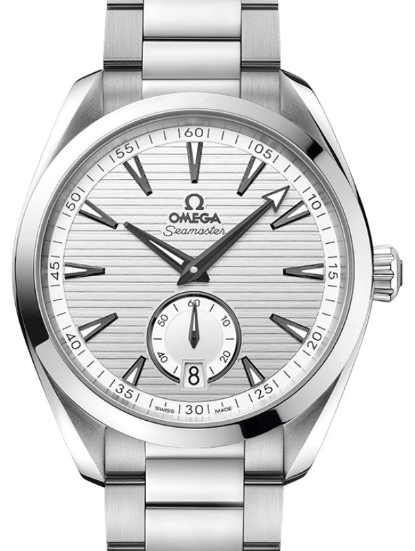 Omega Seamaster Aqua Terra 150M Co-Axial Master Chronometer Small Seconds 41mm Stainless Steel Silver Dial Steel Bracelet 220.10.41.21.02.002 - BRAND NEW