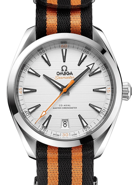 Omega Seamaster Aqua Terra 150M Co-Axial Master Chronometer "Golf Edition" Stainless Steel Silver Dial & NATO Strap 41mm 220.12.41.21.02.003 - BRAND NEW
