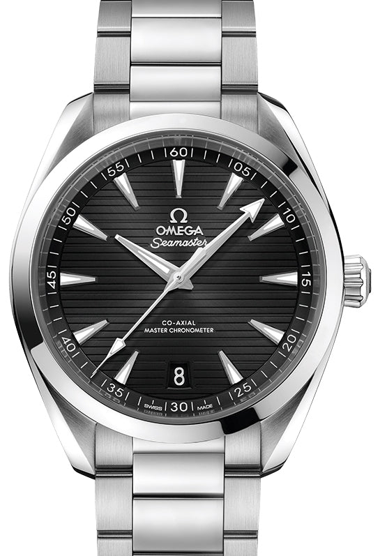 Omega Seamaster Aqua Terra 150M Co-Axial Master Chronometer Stainless Steel Black Dial & Steel Bracelet 41mm 220.10.41.21.01.001 - BRAND NEW
