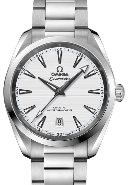 Omega Seamaster Aqua Terra 150M Co-Axial Master Chronometer Stainless Steel Silver Dial & Steel Bracelet 38mm 220.10.38.20.02.001 - BRAND NEW