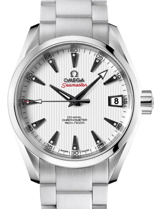 Omega Seamaster Aqua Terra 150M Omega Co-Axial 38.5mm Stainless Steel White Dial Steel Bracelet 231.10.39.21.54.001