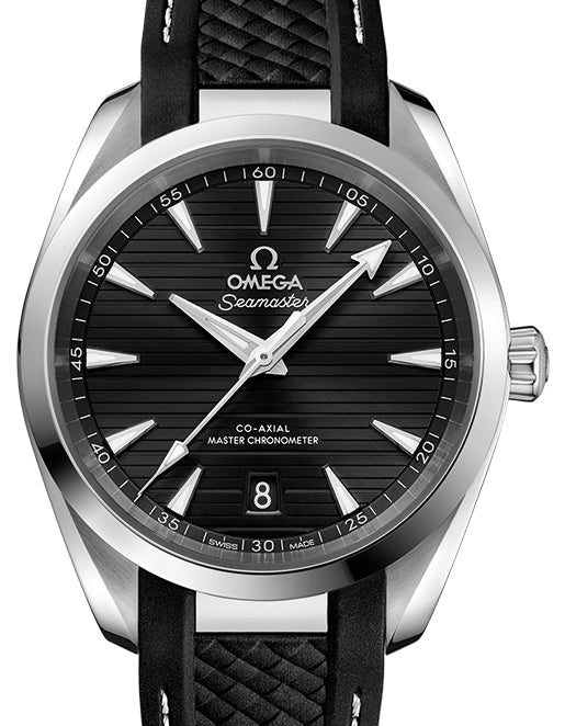 Omega Seamaster Aqua Terra 150M Stainless Steel Black Dial & Rubber Strap 38mm 220.12.38.20.01.001 - BRAND NEW