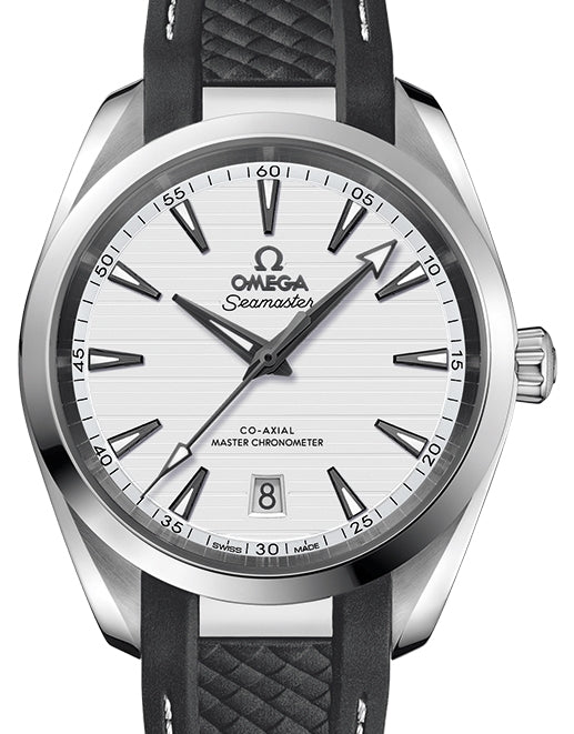 Omega Seamaster Aqua Terra 150M Stainless Steel Silver Dial & Rubber Strap 38mm 220.12.38.20.02.001 - BRAND NEW