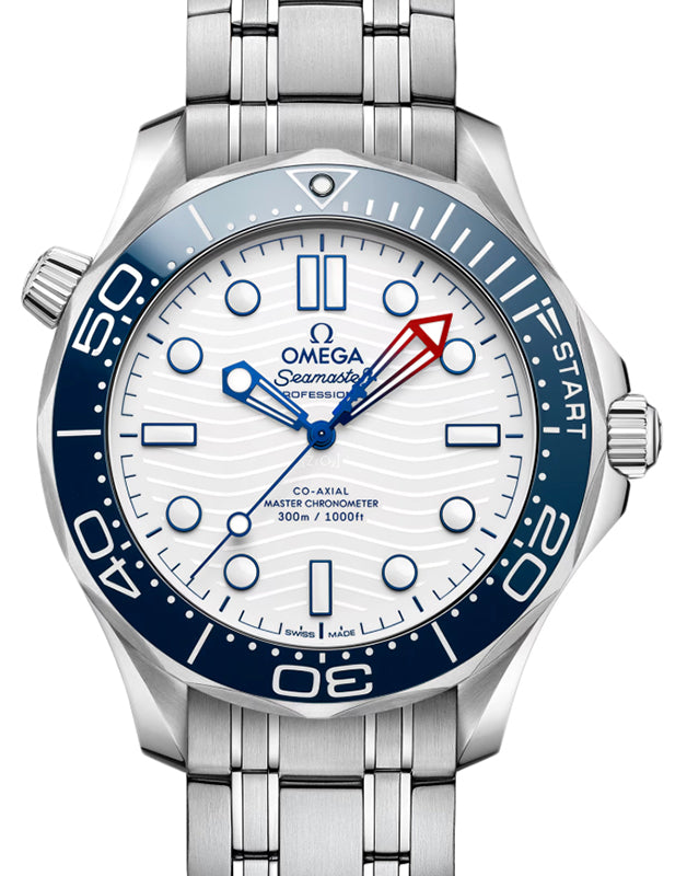 Omega Seamaster Diver 300m 42mm Steel White Dial 210.30.42.20.04.002