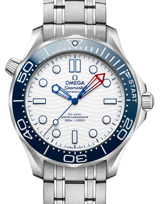 Omega Seamaster Diver 300m 42mm Steel White Dial 210.30.42.20.04.002
