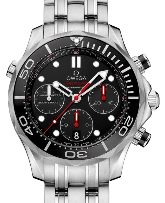 Omega Seamaster Diver 300M 44mm Stainless Steel Black Dial Bracelet 212.30.44.50.01.001