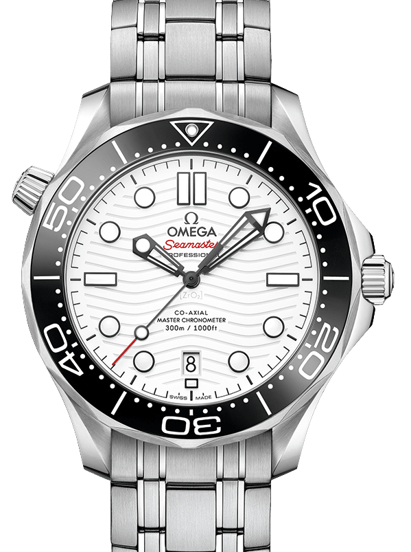 Omega Seamaster Diver 300m 42mm Steel White Dial 210.30.42.20.04.001