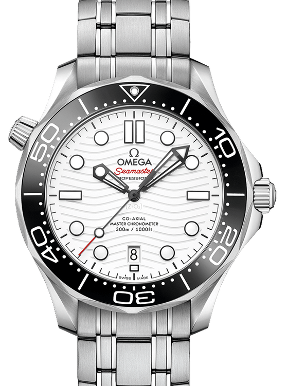 Omega Seamaster Diver 300m 42mm Steel White Dial 210.30.42.20.04.001