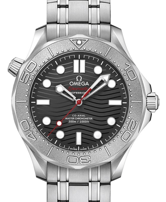 Omega Seamaster Diver 300M Co-Axial Master Chronometer 42mm Nekton Edition Stainless Steel Black Dial Bracelet 210.30.42.20.01.002 - BRAND NEW