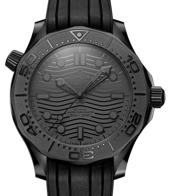 Omega Seamaster Diver 300M Co-Axial Master Chronometer 43.5mm Black Ceramic Black Dial 210.92.44.20.01.003 - BRAND NEW