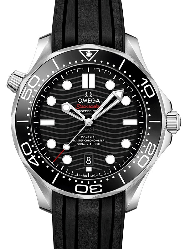 Omega Seamaster Diver 300M Co?Axial Master Chronometer 42mm Stainless Steel Black Dial 210.32.42.20.01.001 - BRAND NEW