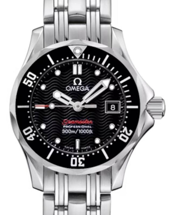 Omega Seamaster Diver 300M James Bond Quartz 28mm Black DIal Stainless Steel 212.30.28.61.01.001 - BRAND NEW