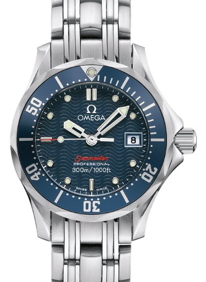 Omega Seamaster Diver 300M Quartz Stainless Steel Blue Dial & Bezel Steel Bracelet 28mm 2224.80.00