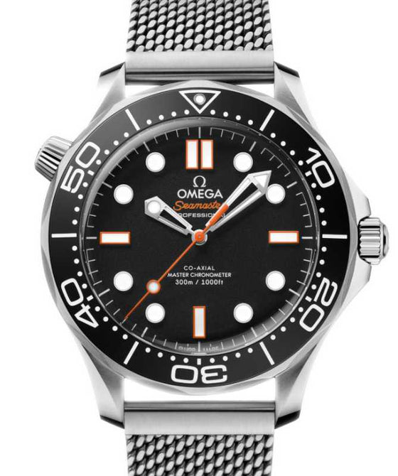 Omega Seamaster Diver 300M Steel Black Orange Dial 210.30.42.20.01.018