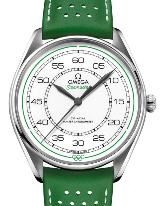 Omega Seamaster Olympic Official Timekeeper 39.5mm "Limited Edition Set" Steel Green Strap 522.32.40.20.04.005