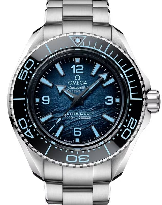 Omega Seamaster Planet Ocean 6000M "Ultra Deep" 45.5mm O-MEGASTEEL Summer Blue Dial 215.30.46.21.03.002