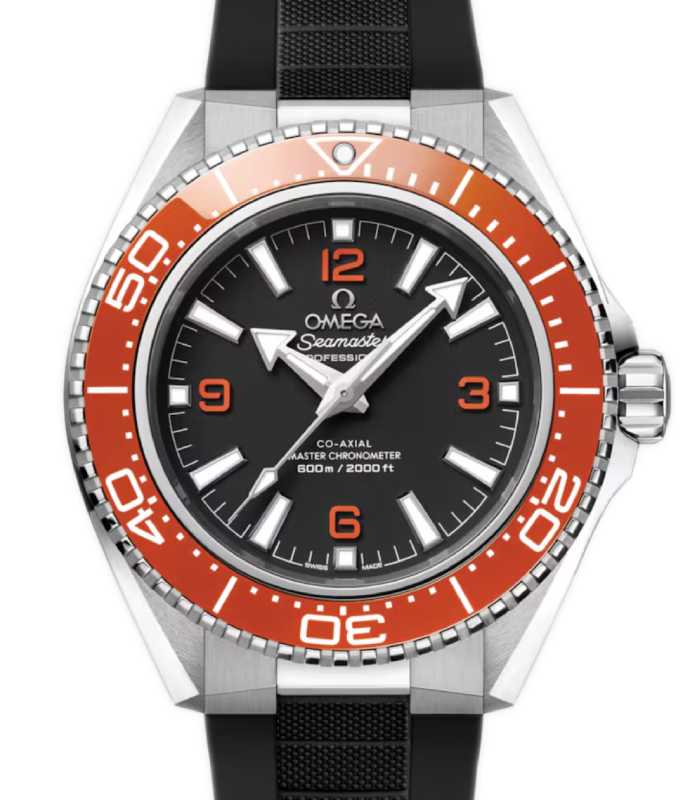Omega Seamaster Planet Ocean 600M 42mm Steel/Orange Ceramic Black Dial 217.32.42.21.01.003
