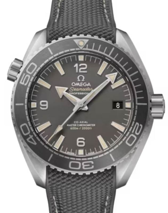 Omega Seamaster Planet Ocean 600M 43.5mm Steel Grey Dial Rubber Strap 215.32.44.21.01.002