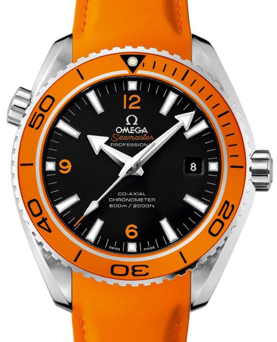 Omega Seamaster Planet Ocean 600M 45.5mm Steel Black Dial Rubber Strap 232.32.46.21.01.001