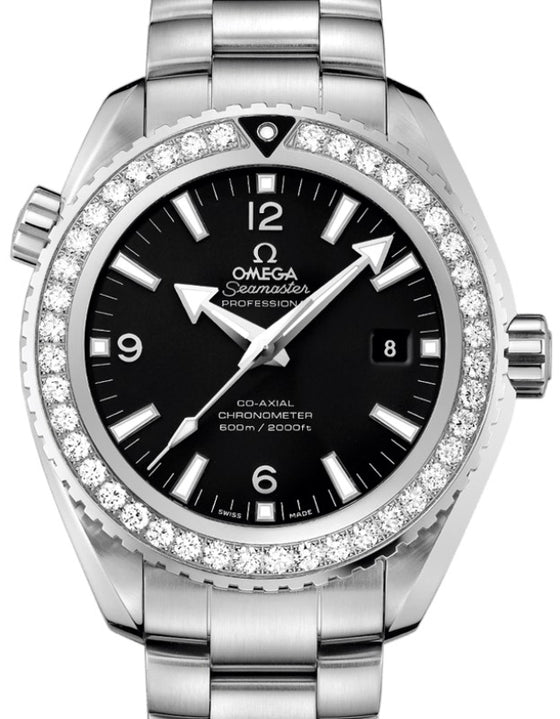 Omega Seamaster Planet Ocean 600M 45.5mm Steel/Diamond Black Dial 232.15.46.21.01.001