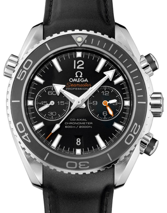 Omega Seamaster Planet Ocean 600M Co-Axial Chronometer Chronograph 45.5mm Stainless Steel Black Dial Rubber Strap 232.32.46.51.01.003 - BRAND NEW