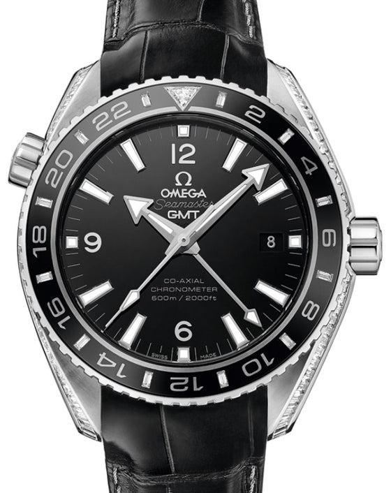 Omega Seamaster Planet Ocean 600M GMT 43.5mm Platinum Black Dial 232.98.44.22.01.001