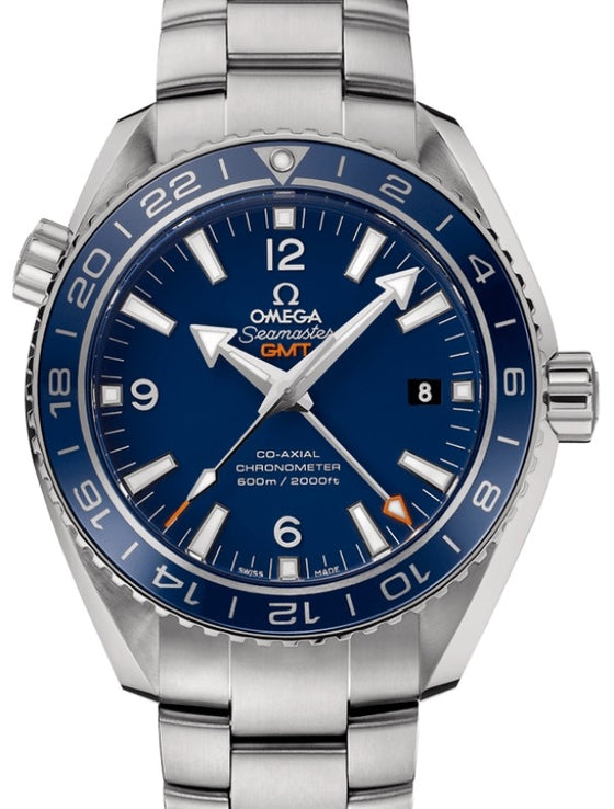 Omega Seamaster Planet Ocean 600M GMT 43.5mm Titanium Blue Dial 232.90.44.22.03.001