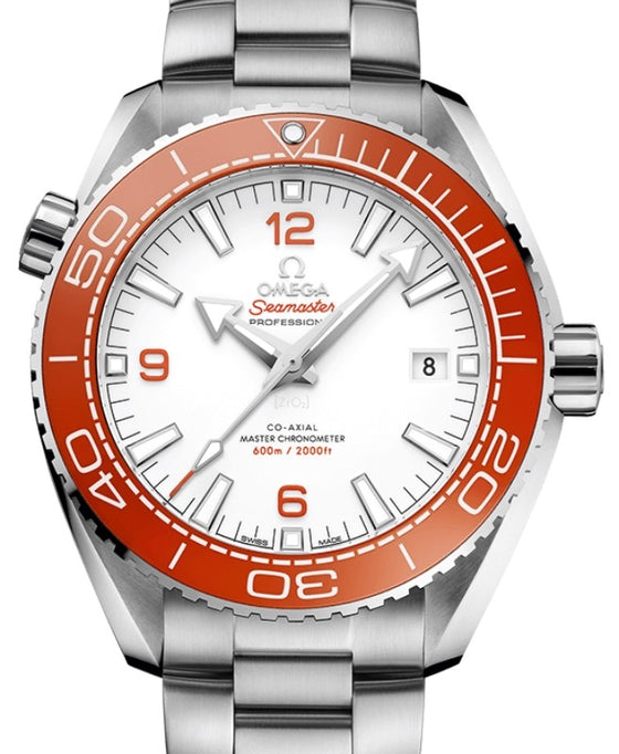 Omega Seamaster Planet Ocean 600M 43.5mm Steel White Dial Bracelet 215.30.44.21.04.001