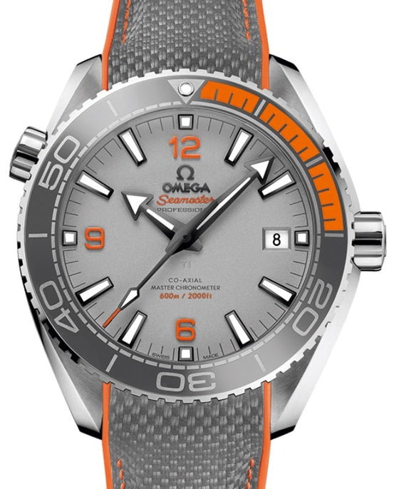 Omega Seamaster Planet Ocean 600M 43.5mm Titanium Grey Dial Rubber Strap 215.92.44.21.99.001