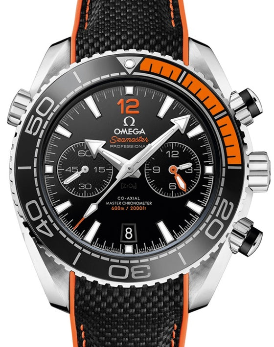 Omega Seamaster Planet Ocean 600M Chronograph 45.5mm Steel Black Dial Rubber Strap 215.32.46.51.01.001