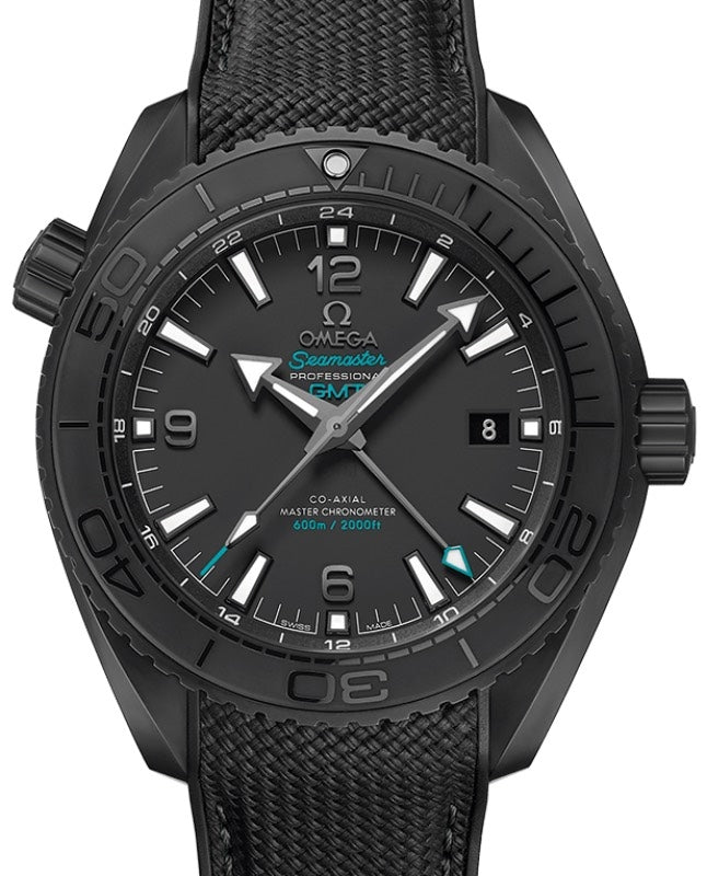 Omega Seamaster Planet Ocean 600M GMT "Casamigos" 45.5mm Ceramic Black Dial Rubber Strap 215.92.46.22.01.005