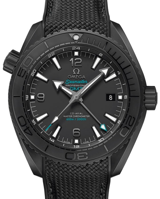 Omega Seamaster Planet Ocean 600M GMT "Casamigos" 45.5mm Ceramic Black Dial Rubber Strap 215.92.46.22.01.005